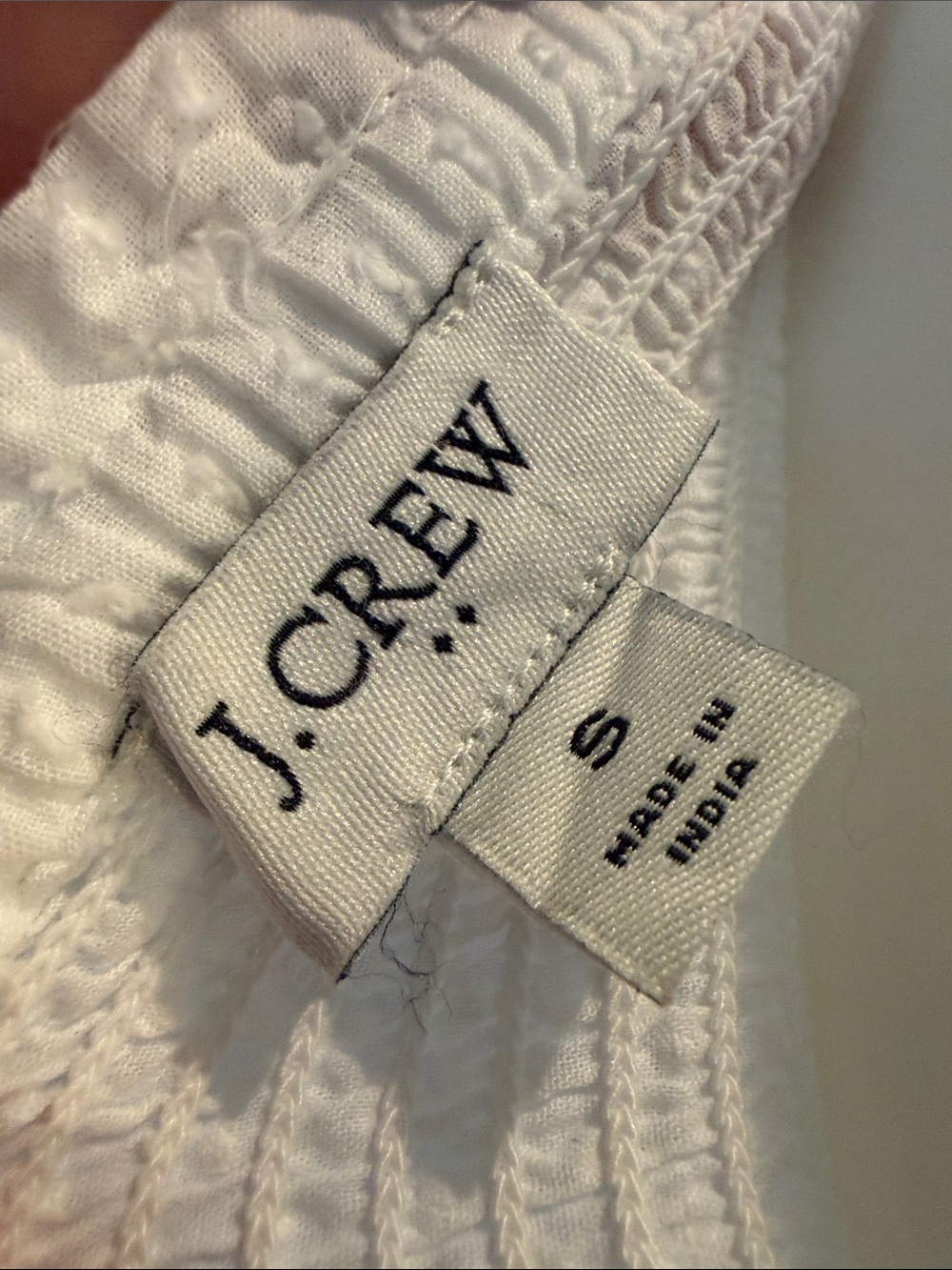 J. Crew White Smocked Tiered Swiss Dot Polkadot Maxi Dress with Ruffle Straps - Picture 5 of 9